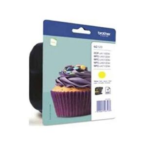 Cartuș cu Cerneală Originală Brother LC123YBP 144036252 - Consumabile pentru imprimantă