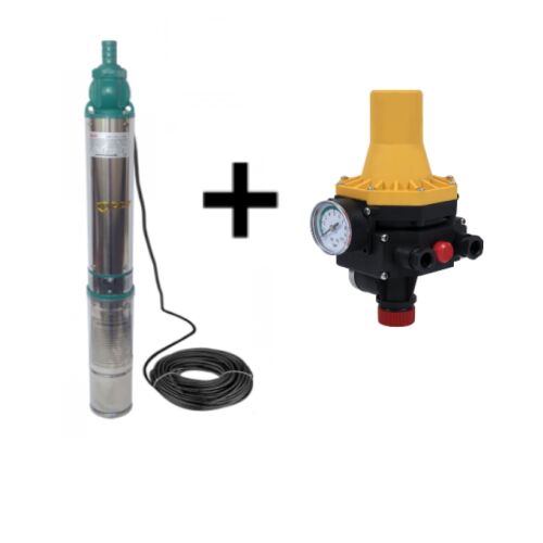 DDT mélykúti búvárszivattyú 1500W automatikus nyomáskapcsolóval