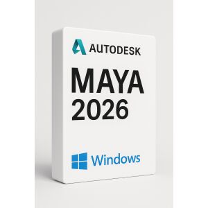 Autodesk Maya 2026 pre Windows - Softvér na 3D modelovanie, animáciu a rendering - Kancelárske softvéry