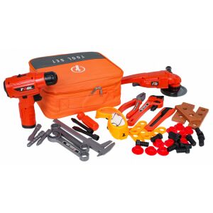 Jól felszerelt szerszámkészlet táskával