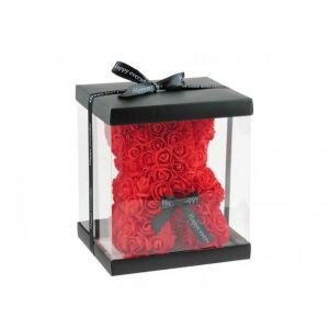 Rózsamaci piros díszdobozban 24 cm 144051608 - Ajándék ötlet Valentin-napra