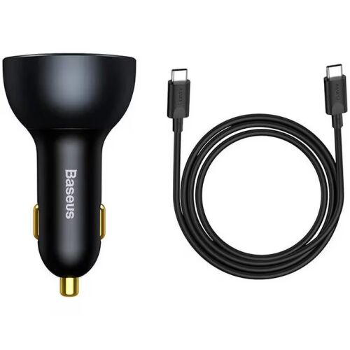Baseus 160W Qualcomm Quick Charge 5.0 autós töltő USB-C kábellel