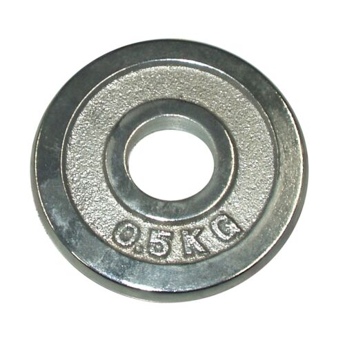 Króm Hmotnostný kotúč 0.5kg - Priemer 30mm