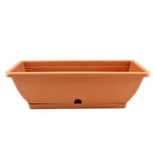 Virágláda+Alátét Viktória 50cm Terra 144067678 - Balkonláda