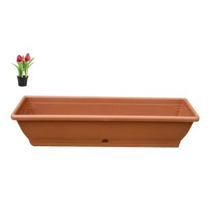 Virágláda Tálcával Magyar 80cm Terra 144067739 - Balkonláda