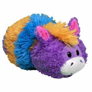 FlipaZoo Einhorn Plüschtier, Lila und Orange - Kuscheltiere