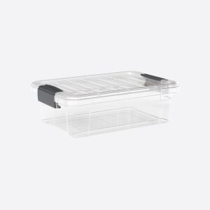 Dunya Plastik Tároló doboz tetővel átlátszó Lock&Keep – 7L 144071519 - Tárolás & Rendszerezés