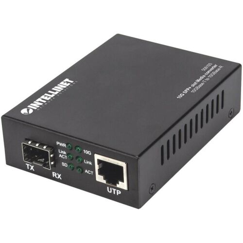 Intellinet 508193 hálózati média konverter 10000 Mbit/s Fekete 144074546 