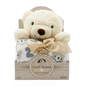 Sweet Dreams Creme Bär Plüschtier und Decke Geschenkset - MGA Entertainment