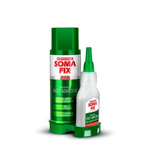 SomaFix univerzális aktivátoros gyorsragasztó, 200 ml + 50 gr.- KARTON 144080141 - Irodaszer