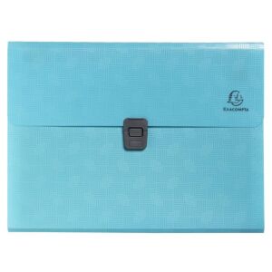 Harmonikamappa, A4, PP, 13 rekeszes, EXACOMPTA "Pop`NCo", ciánkék 144080167 - Iratrendezés