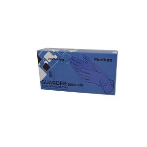 Védőkesztyű, egyszer használatos, nitril, XL méret, 100 db, púder nélküli, kék 144080184 - Elsősegély