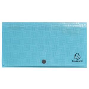 Harmonikamappa, 260x140 mm, PP, 7 rekeszes, EXACOMPTA "Pop`NCo", ciánkék 144080185 - Iratrendezés