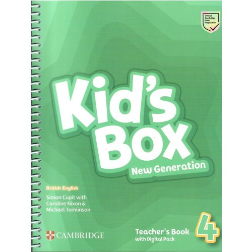 Kid's Box New Generation 4 Tanári Könyv Digitális Csomaggal - Cambridge English 