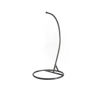 Leziter fekete függőfotel állvány, ideális beltéri és kültéri használatra - Leziter