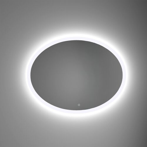 Oglindă de baie LED ovală Leziter Dea 80, 80x60 cm