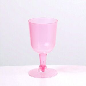 Parti boros pohár 4db, műanyag, 160ml - rózsaszín színben