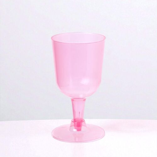 Parti boros pohár 4db, műanyag, 160ml - rózsaszín színben