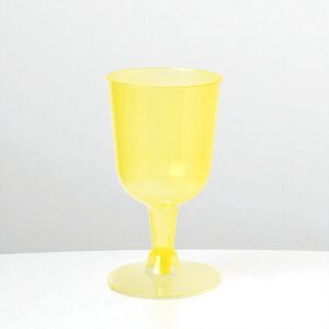 Parti boros pohár 4db, műanyag, 160ml - sárga színben 144083766 - Pohár