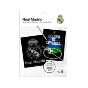 Real Madrid színező kaparós készlet