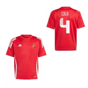 Magyarország mez felső szurkolói Adidas gyerek piros T24 - SZALAI 4 144084128 - Gyerek focimez