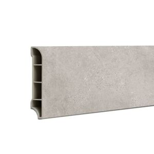 Leziter Vinyl SPC padlószegély Aurora fagyos mészkő 2400x60x12 mm 144084253 - Leziter