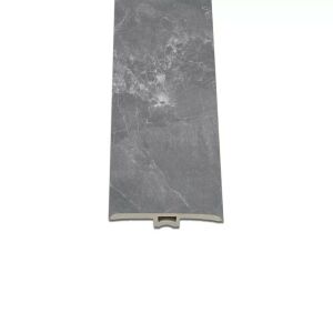 Leziter Vinyl SPC padló burkolatváltó Fjord márvány mintás sötét szürke 2400x45x6 mm 144084258 - Leziter