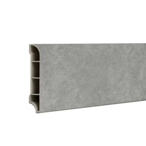Leziter Vinyl SPC padlószegély Harbor beton szürke 2400x60x12 mm 144084260 - Leziter