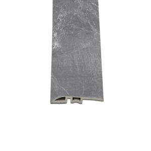 Leziter Vinyl SPC padló szintkiegyenlítő Fjord márvány mintás sötét szürke 2400x45x8 mm 144084278 - Leziter