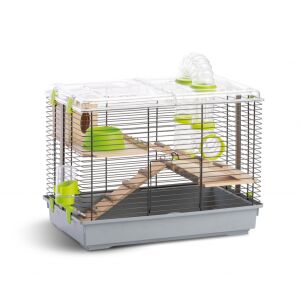 Pino Natura | Rágcsáló ketrec kiegészítőkkel | Zöld - 45x27x34 cm 144086317 - Állattartás