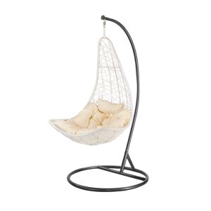 Natal kerti függőfotel fehér-fekete 144089103 - Kerti bútor