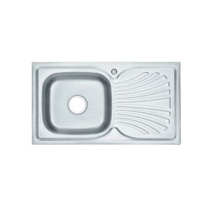 Boli szögletes egy medence + csepegtető rozsdamentes mosogató 144089201 - Víz, Gáz & Fűtésszerelés