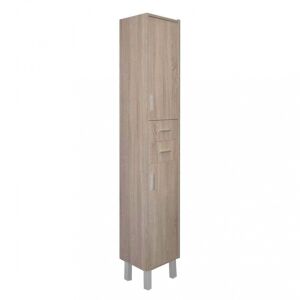 Nerva 35 magas szekrény 2 ajtóval, 2 fiókkal, sonoma tölgy 144091031 - Bútor