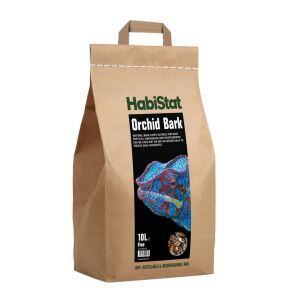 HabiStat | Orchid Barck Fine | Természetes finom szemű kéreg terráriumi növények és hüllők számára - 10 L 144092013 - Hal- & Hüllőtartás