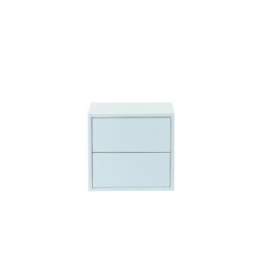 Boxie 2 fiókos fali szekrény 40x40x37 cm kék 144094187 - Faliszekrény