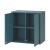 Boxie 2 ajtós fali szekrény 80x80x37 cm petrol kék 144094929