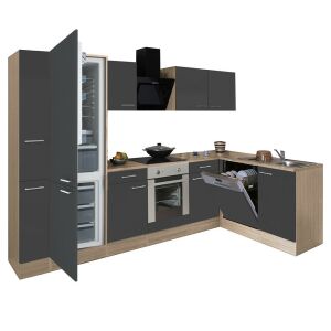 Yorki 310 sarok konyhabútor alsó sütős, alulfagyasztós hűtős kivitelben 144095601 - Konyha bútor