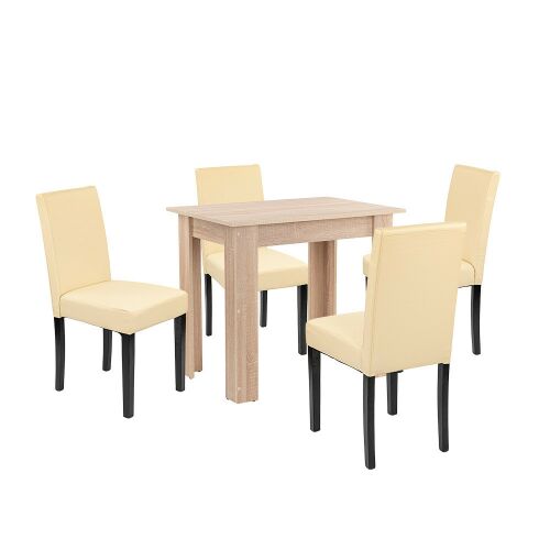 Leon 4+1 étkező garnitúra sonoma tölgy-bézs 144098007