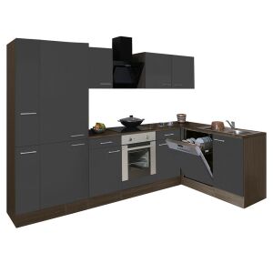 Yorki 310 sarok konyhabútor alsó sütős, polcos kivitelben 144098760 - Bútor