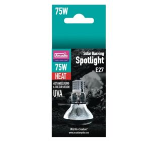 Arcadia | Solar Basking Spotlight | Intenzív UVA melegítő izzó hüllők terráriumába - 75 W 144099253 - Hal- & Hüllőtartás