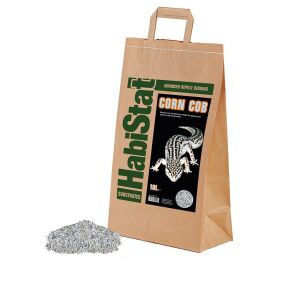 HabiStat | Corn Cob | Természetes kukoricacsutka alom hüllők és kisemlősök számára - 5 L 144099293 - Hal- & Hüllőtartás