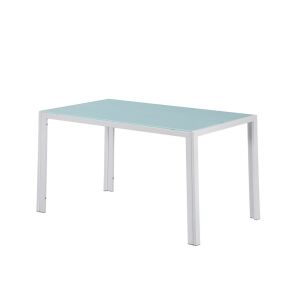 Ezra 140 cm szögletes üveg étkezőasztal 144100308 - Étkező bútor