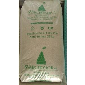 Kvarchomok, 0,4-0,8 mm homokszűrős vízforgatóhoz 25 kg 144100439 - Szűrőberendezés & Vízforgató