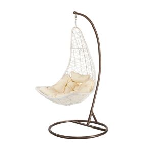 Natal kerti függőfotel fehér-barna 144101483 - Kerti bútor