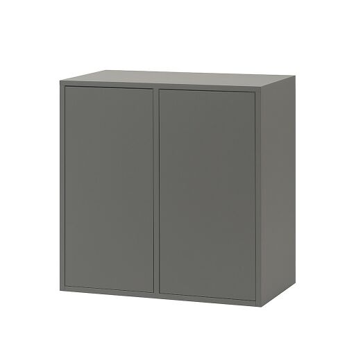 Boxie 2 ajtós fali szekrény 80x80x37 cm antracit 144101552