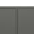 Boxie 2 ajtós fali szekrény 80x80x37 cm antracit 144101552