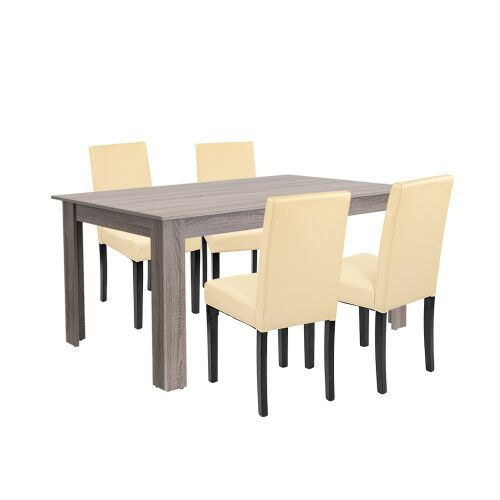 Leon 4+1 étkező garnitúra yorki tölgy-bézs 144102019