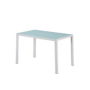 Ezra 120 cm szögletes üveg étkezőasztal 144102363 - Étkező bútor