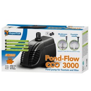 SuperFish | POND FLOW ECO | Energiatakarékos tószivattyú - 3000 144102369 - Kerti tó szivattyú