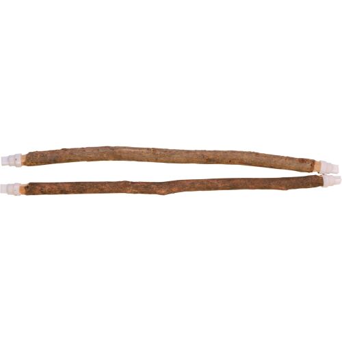 Trixie Set bark wood perches | Ülőrúd (kalitkába) díszmadarak részére - 45 cm / 10 -12 mm (2 db)